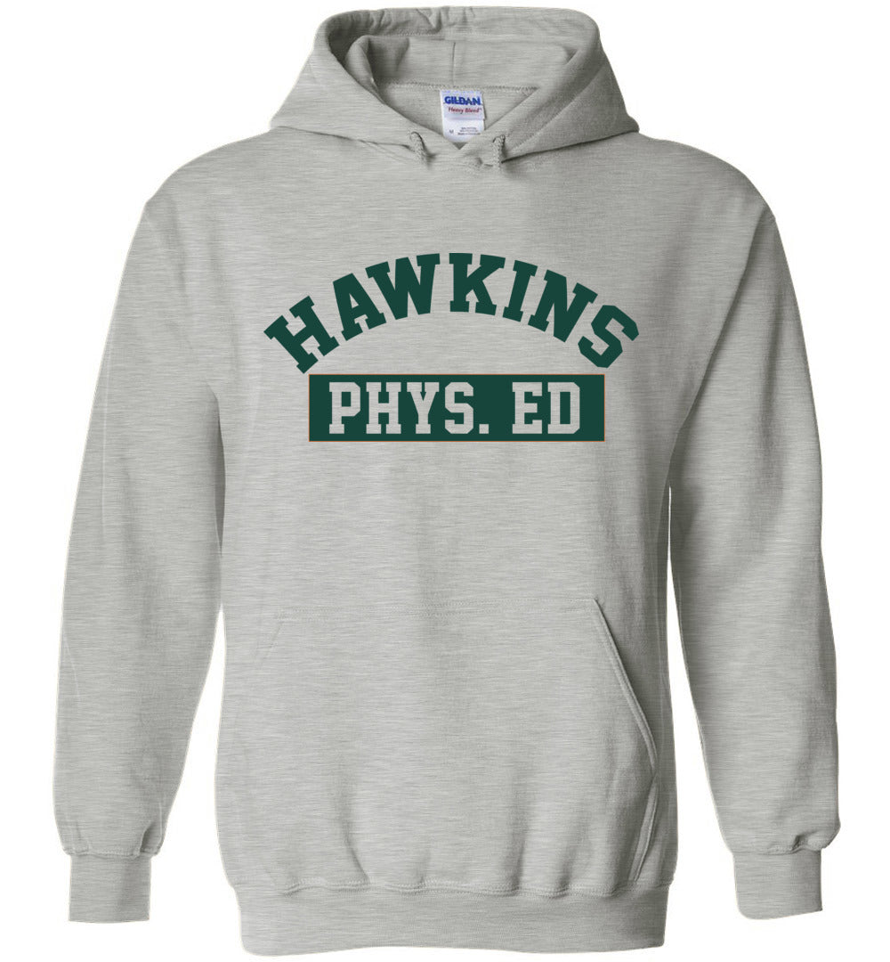 BMT Hawkins Phys Ed Stranger Sweatshirt Hoodie Sports Grey / XL